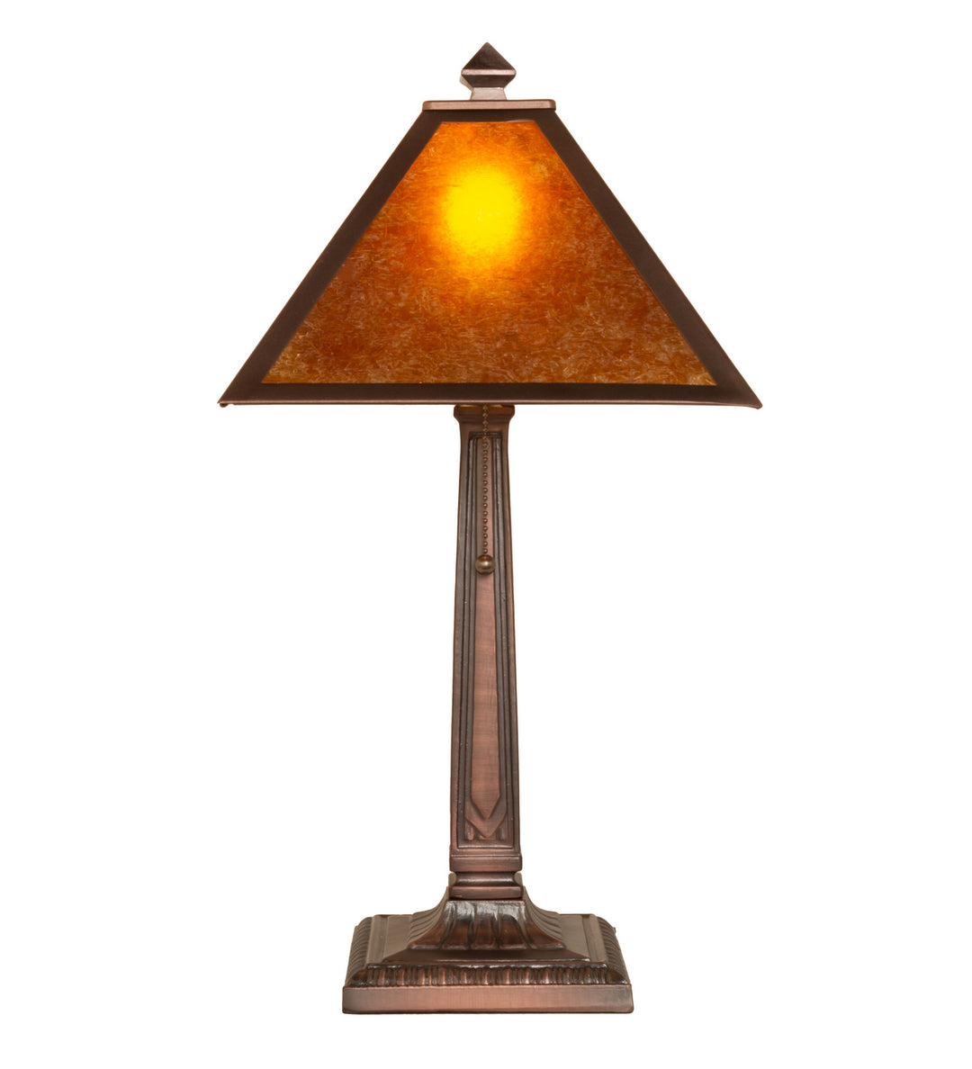 Meyda Tiffany Lighting 248804 Mission Prime One Light Table Lamp Lamp Bronze / Dark