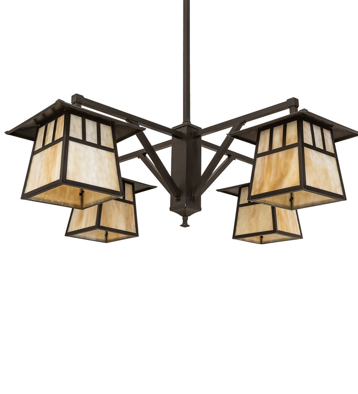 Meyda Tiffany Stillwater 250681 Chandelier Light - Craftsman Brown
