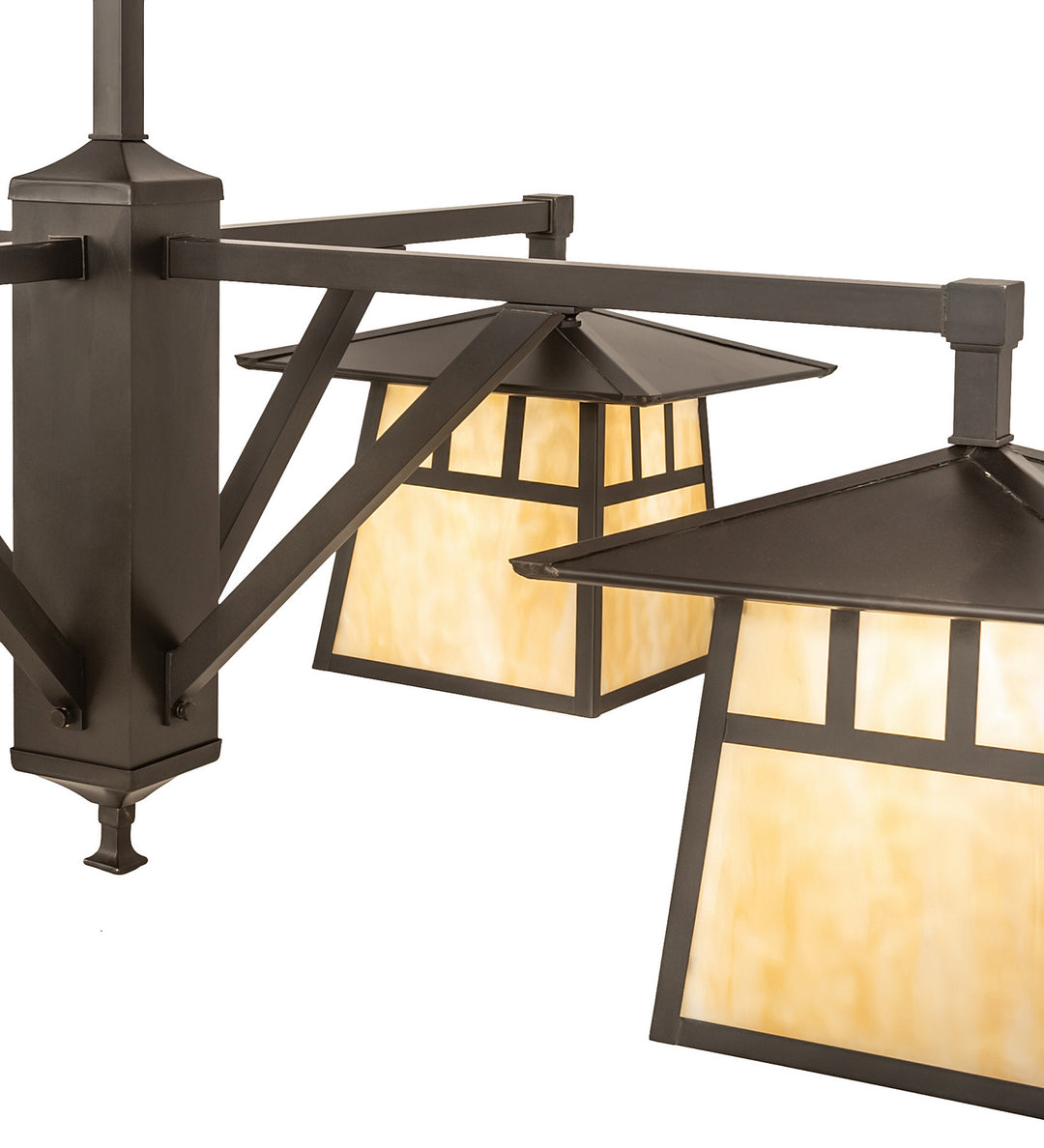 Meyda Tiffany Stillwater 250681 Chandelier Light - Craftsman Brown