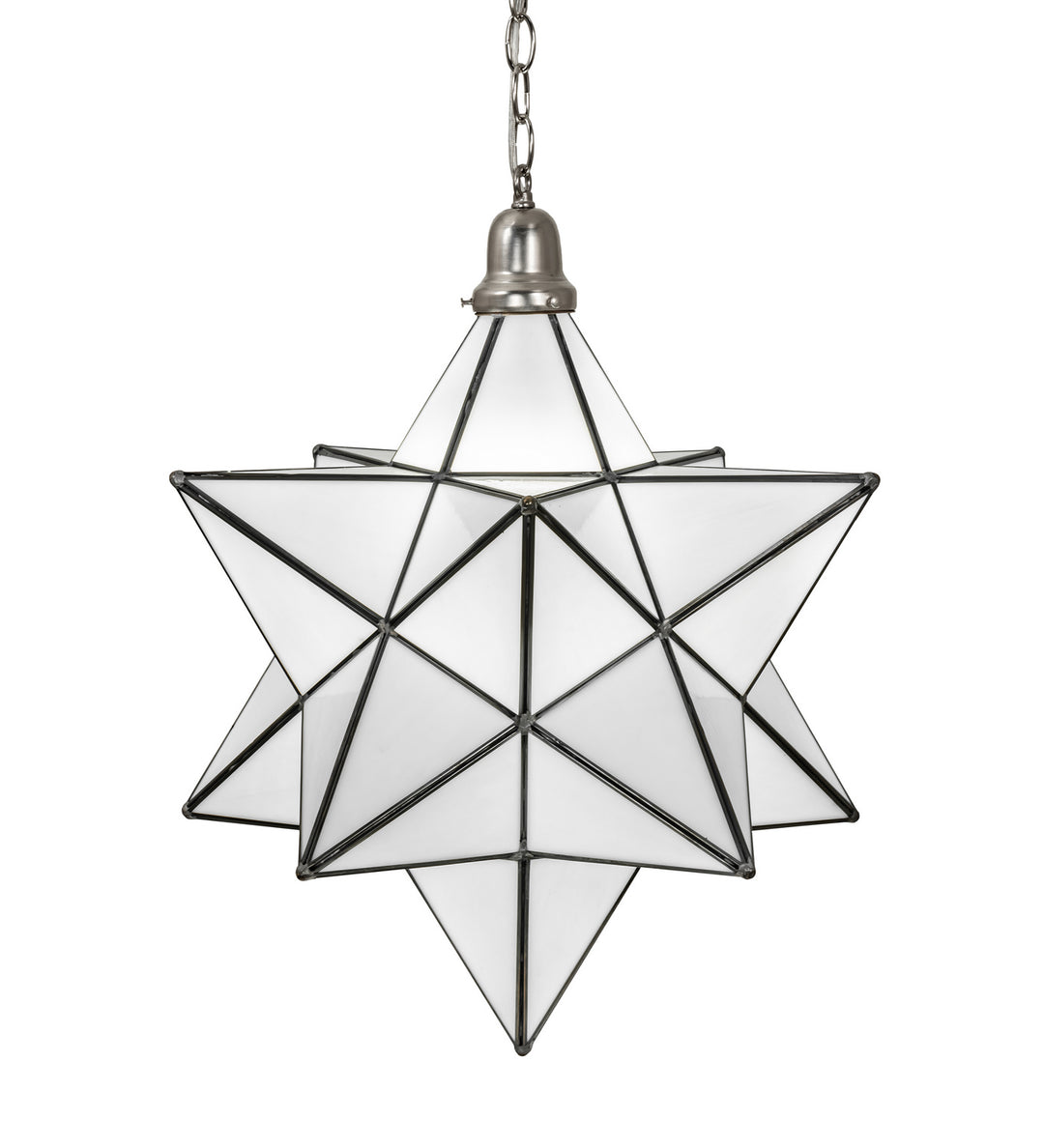 Meyda Tiffany Moravian Star 250854 Pendant Light - Brushed Nickel
