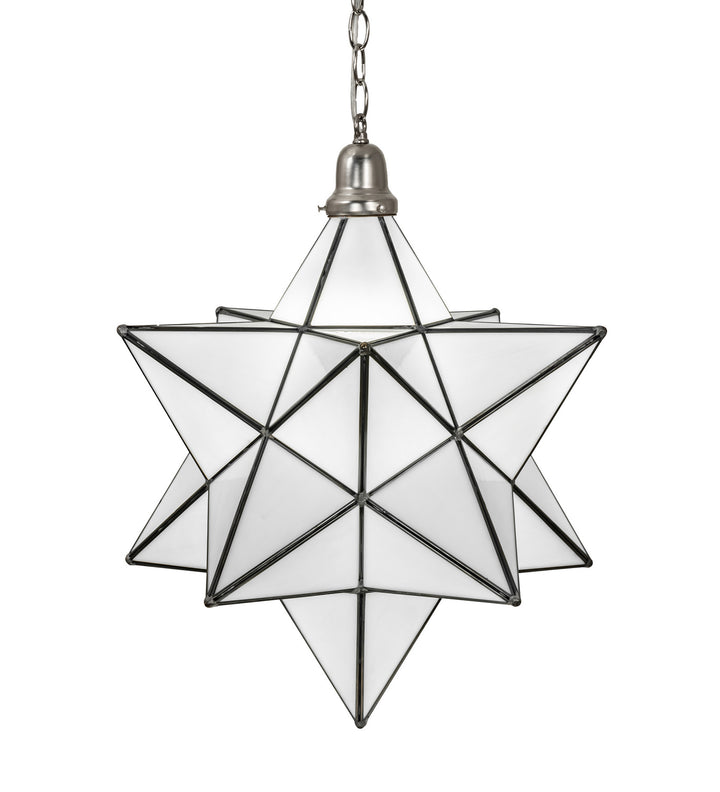 Meyda Tiffany Moravian Star 250854 Pendant Light - Brushed Nickel