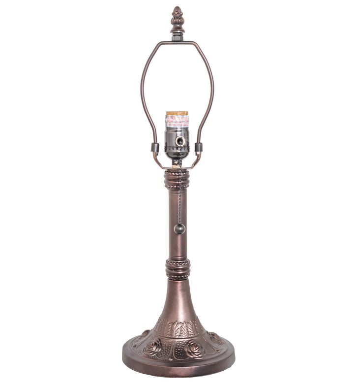Meyda Tiffany Lighting 251088 Nightfall Wisteria 17"Table Lamp Lamp Bronze / Dark