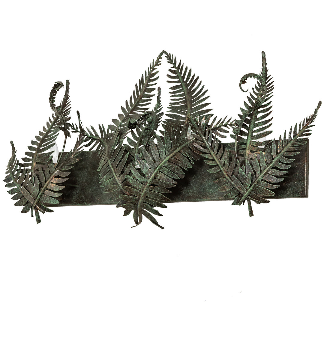 Meyda Tiffany Fern 251415 Bath Vanity Light 28 in. wide - Timeless Bronze