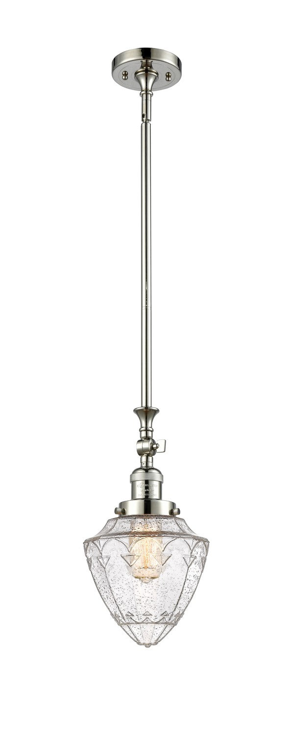 Innovations Franklin Restoration 206-PN-G664-7-LED Pendant Light - Polished Nickel