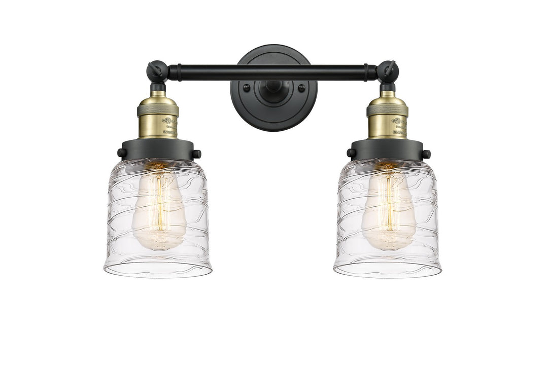 Innovations Franklin Restoration 208-BAB-G513 Bath Vanity Light 16 in. wide - Black Antique Brass