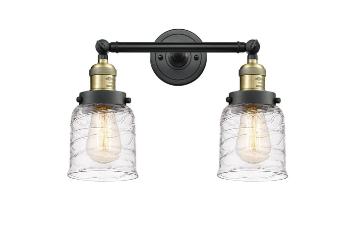Innovations Franklin Restoration 208-BAB-G513 Bath Vanity Light 16 in. wide - Black Antique Brass
