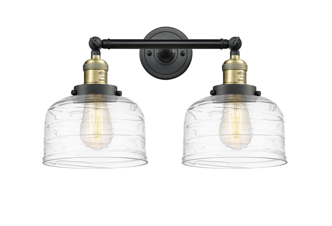 Innovations Franklin Restoration 208-BAB-G713-LED Bath Vanity Light 19 in. wide - Black Antique Brass