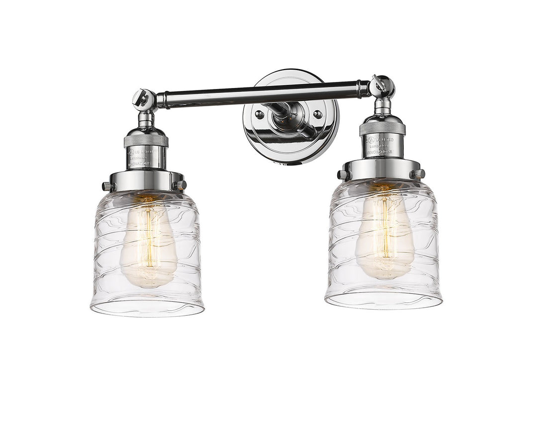 Innovations Franklin Restoration 208-PC-G513-LED Bath Vanity Light 16 in. wide - Polished Chrome