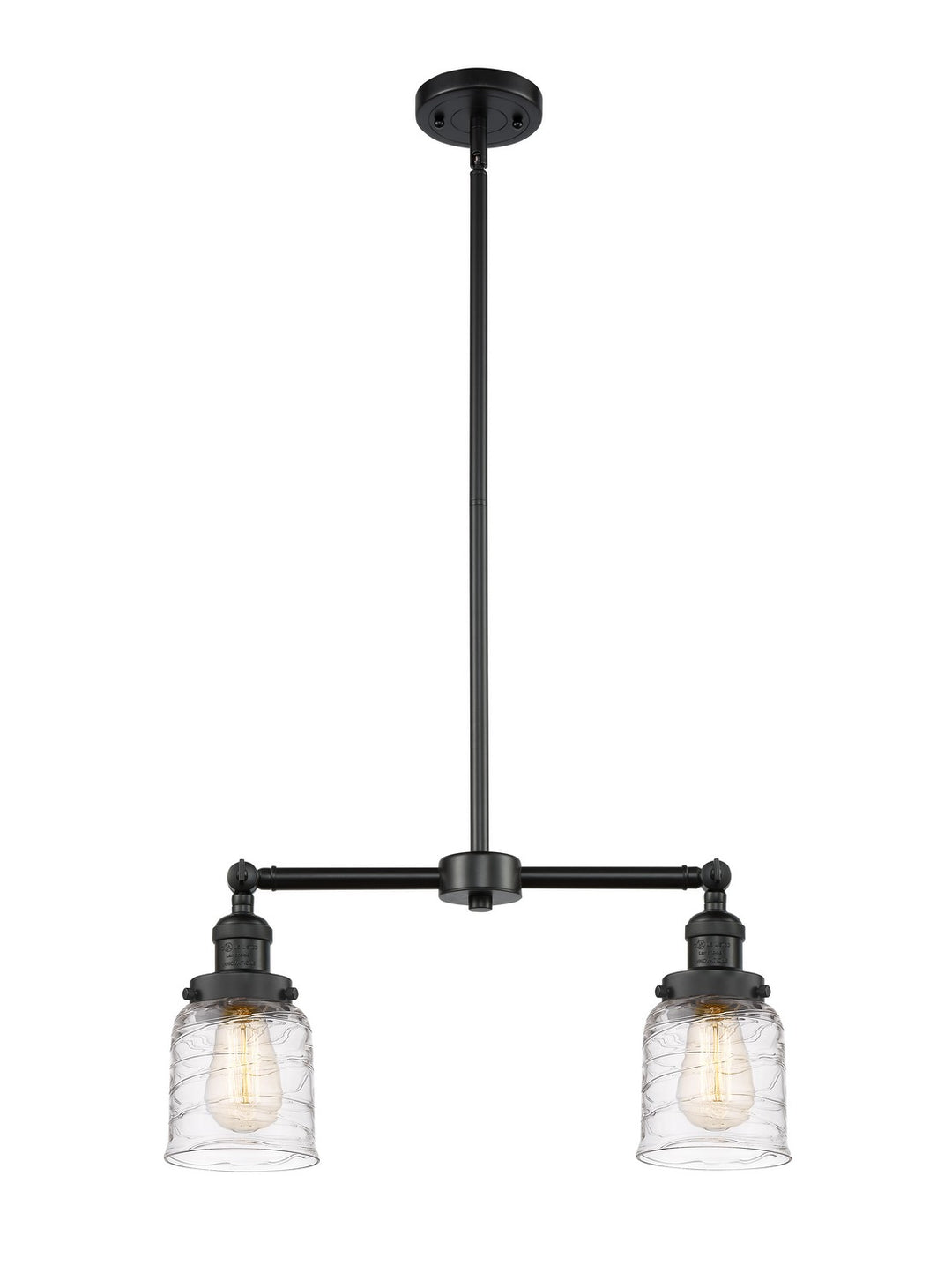 Innovations Franklin Restoration 209-BK-G513-LED Chandelier Light - Matte Black