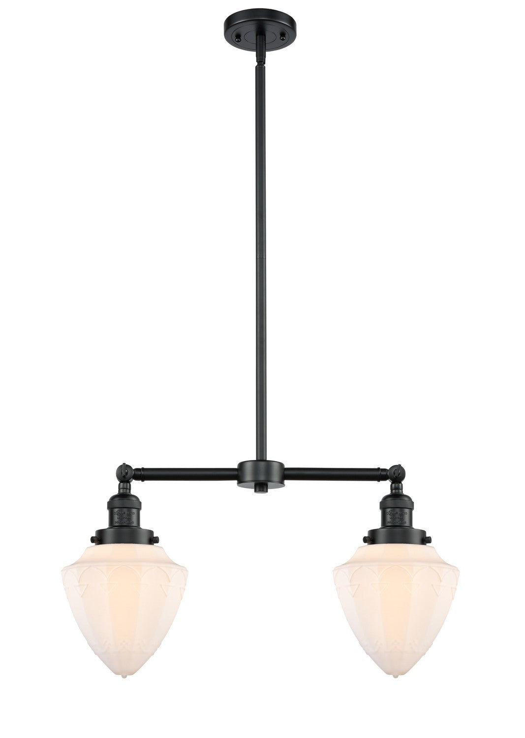 Innovations Franklin Restoration 209-OB-G661-7-LED Chandelier Light - Oil Rubbed Bronze