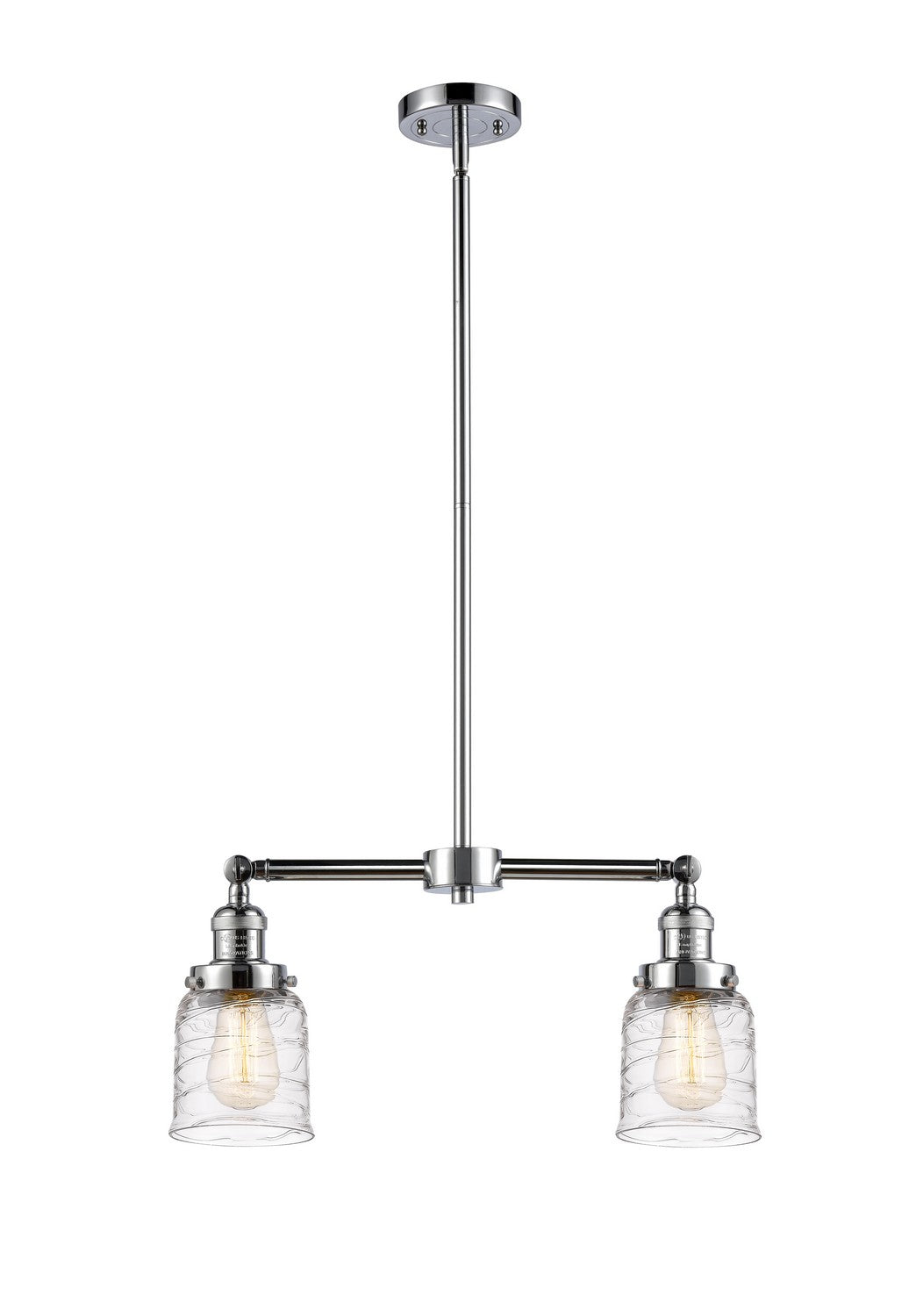 Innovations Franklin Restoration 209-PC-G513-LED Chandelier Light - Polished Chrome