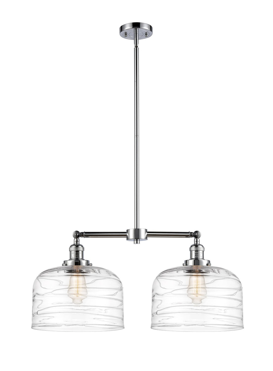Innovations Franklin Restoration 209-PC-G713-L Chandelier Light - Polished Chrome