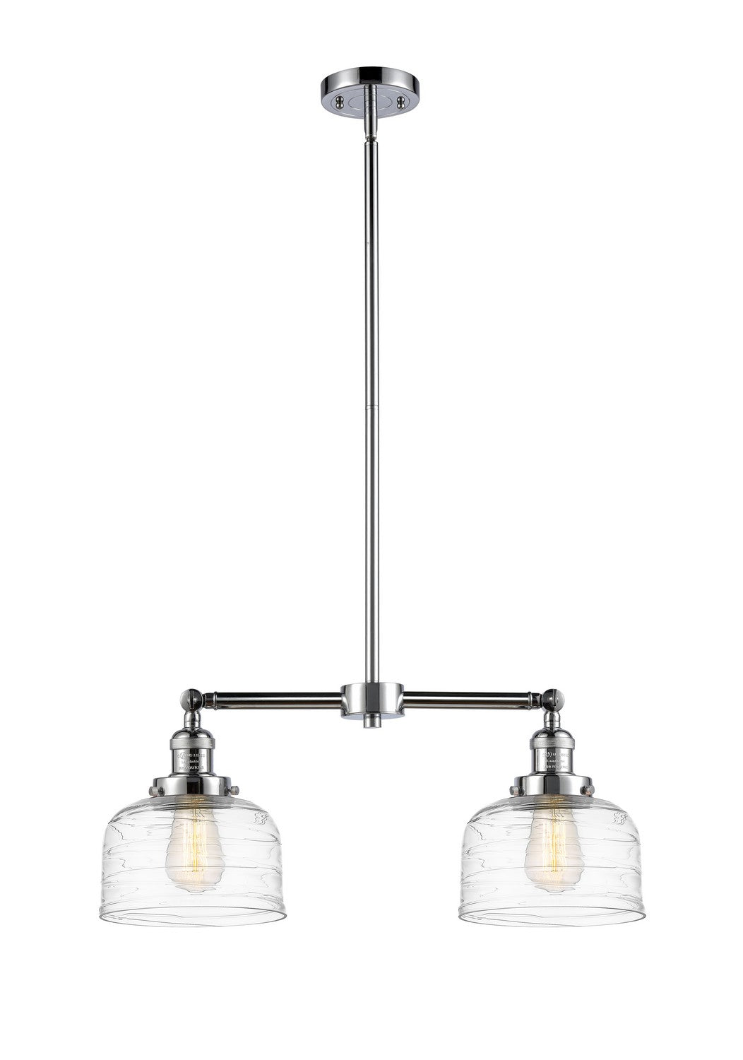 Innovations Franklin Restoration 209-PC-G713-LED Chandelier Light - Polished Chrome