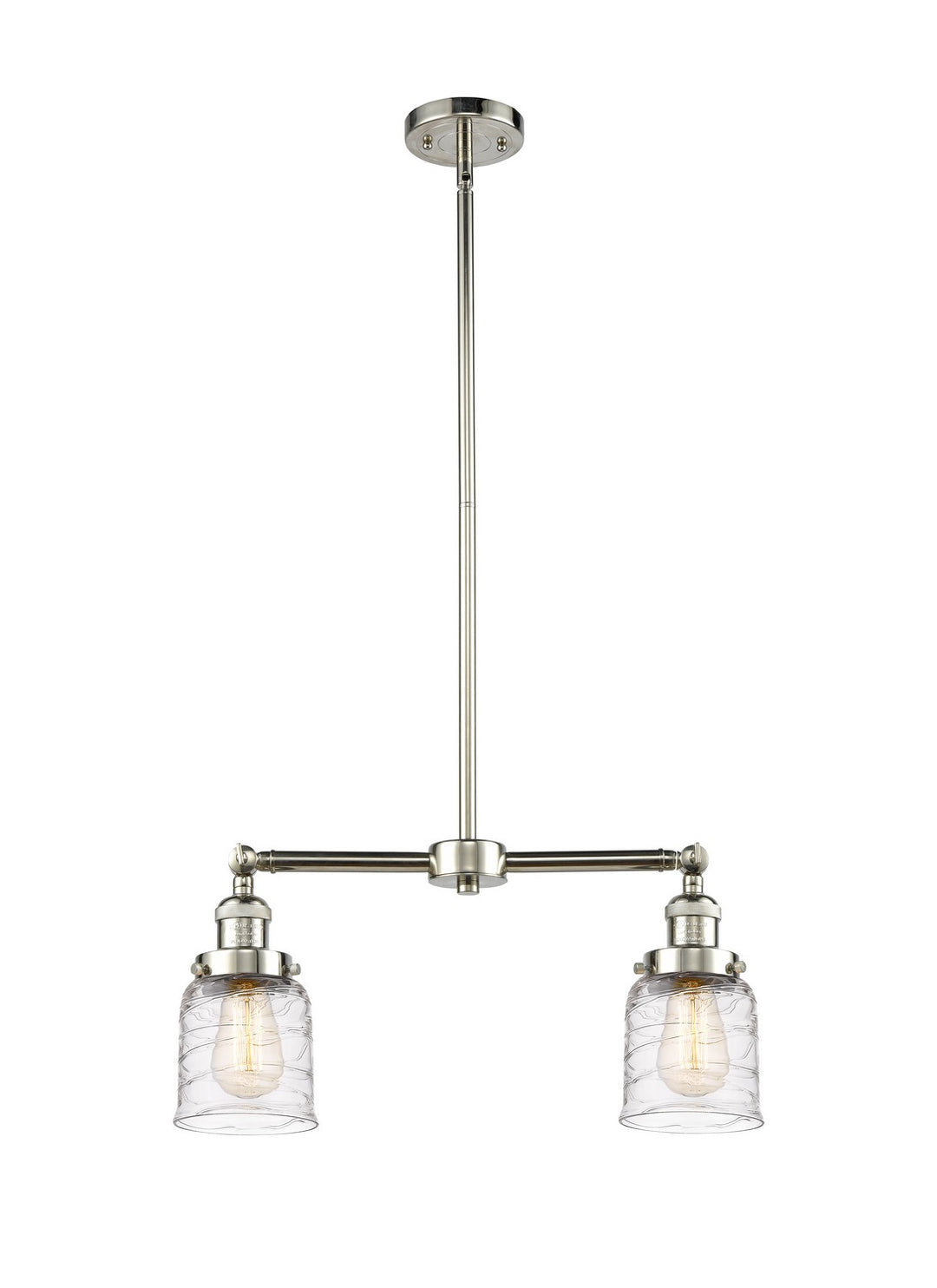 Innovations Franklin Restoration 209-PN-G513 Chandelier Light - Polished Nickel