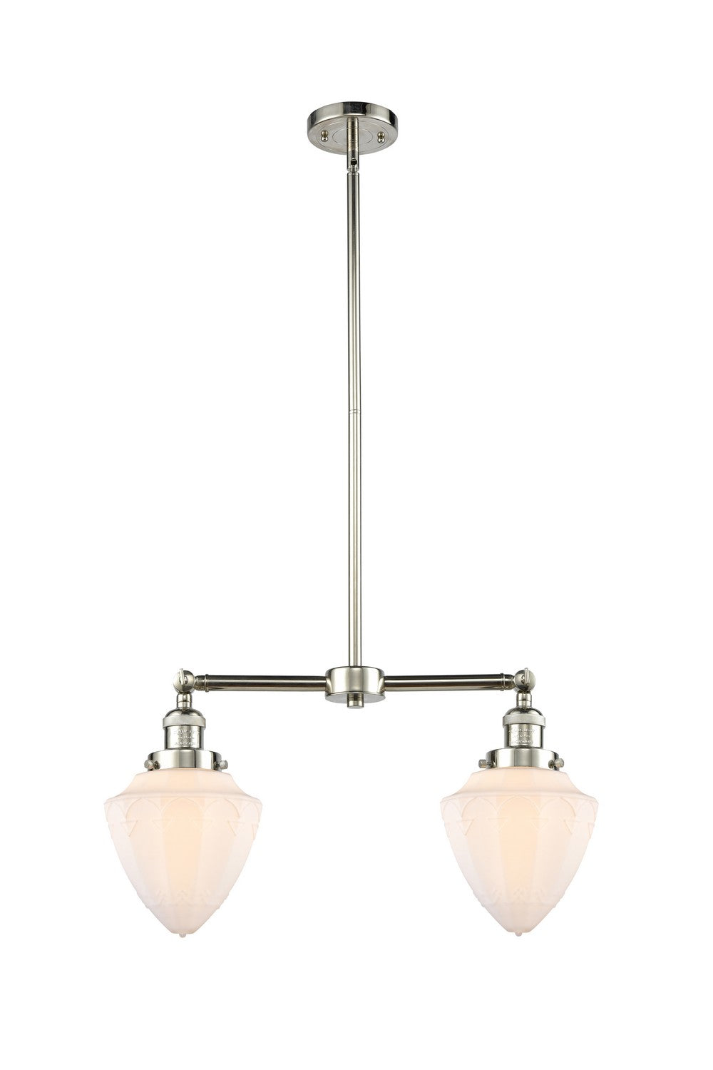 Innovations Franklin Restoration 209-PN-G661-7 Chandelier Light - Polished Nickel