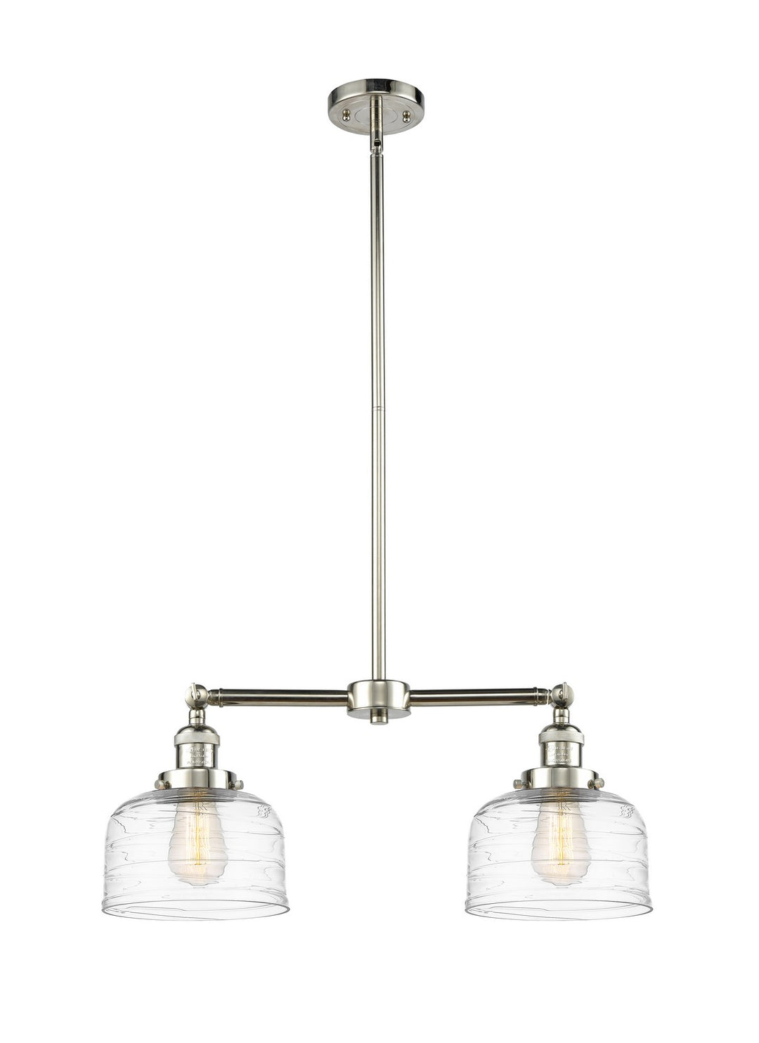 Innovations Franklin Restoration 209-PN-G713 Chandelier Light - Polished Nickel