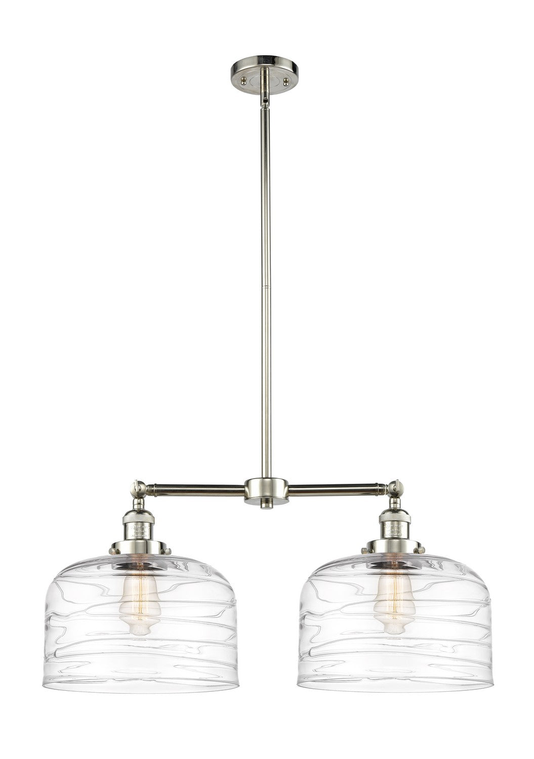Innovations Franklin Restoration 209-PN-G713-L Chandelier Light - Polished Nickel