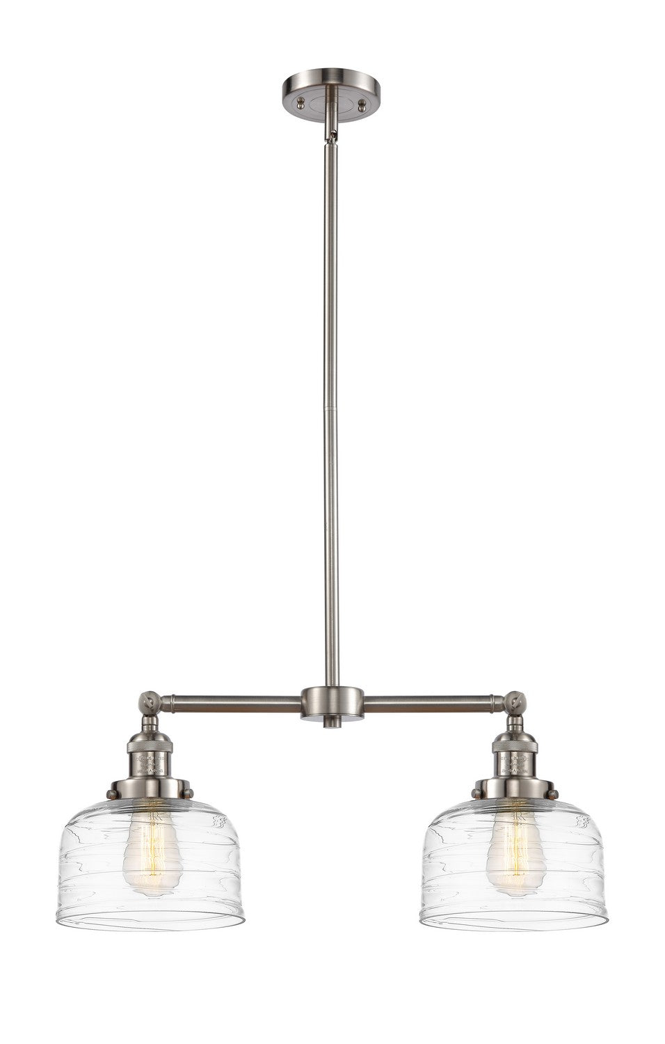 Innovations Franklin Restoration 209-SN-G713 Chandelier Light - Brushed Satin Nickel