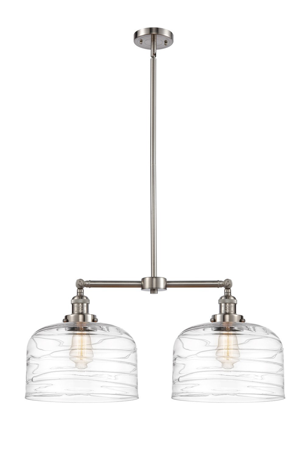 Innovations Franklin Restoration 209-SN-G713-L-LED Chandelier Light - Brushed Satin Nickel