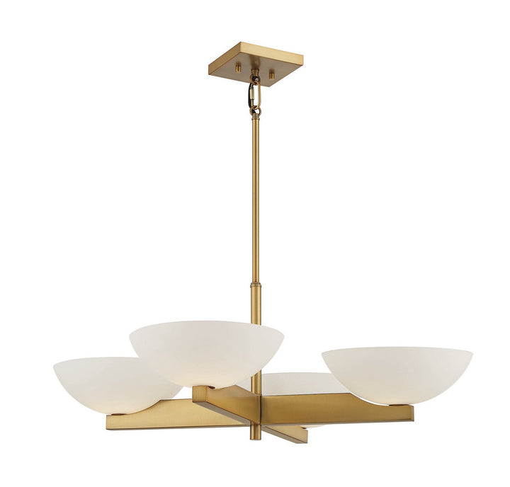 Savoy House Fallon 1-1613-4-322 Chandelier Light - Warm Brass