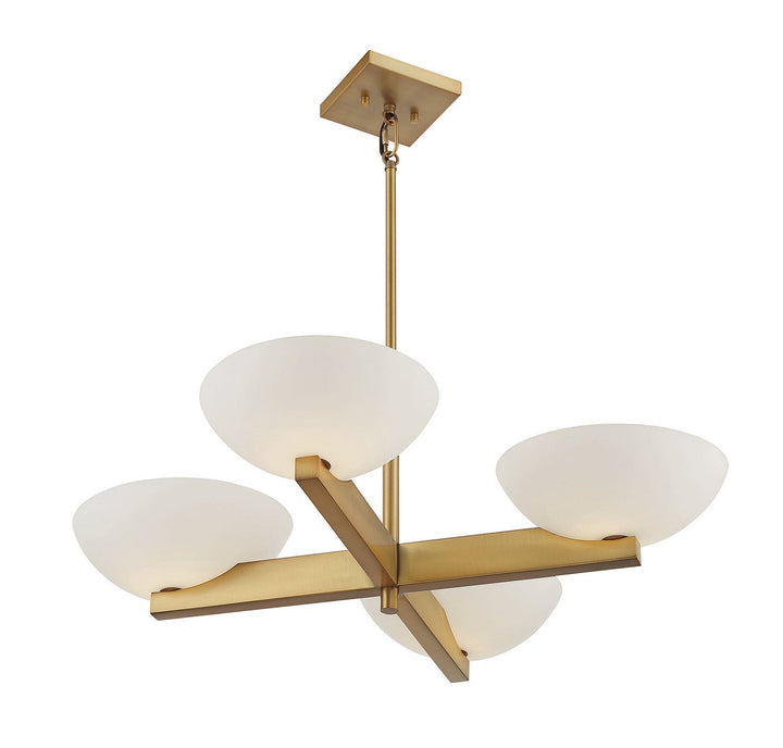Savoy House Fallon 1-1613-4-322 Chandelier Light - Warm Brass