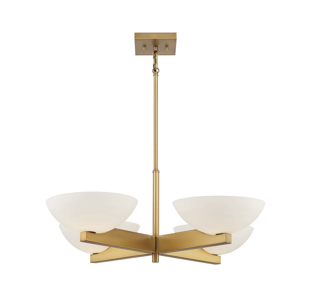 Savoy House Fallon 1-1613-4-322 Chandelier Light - Warm Brass