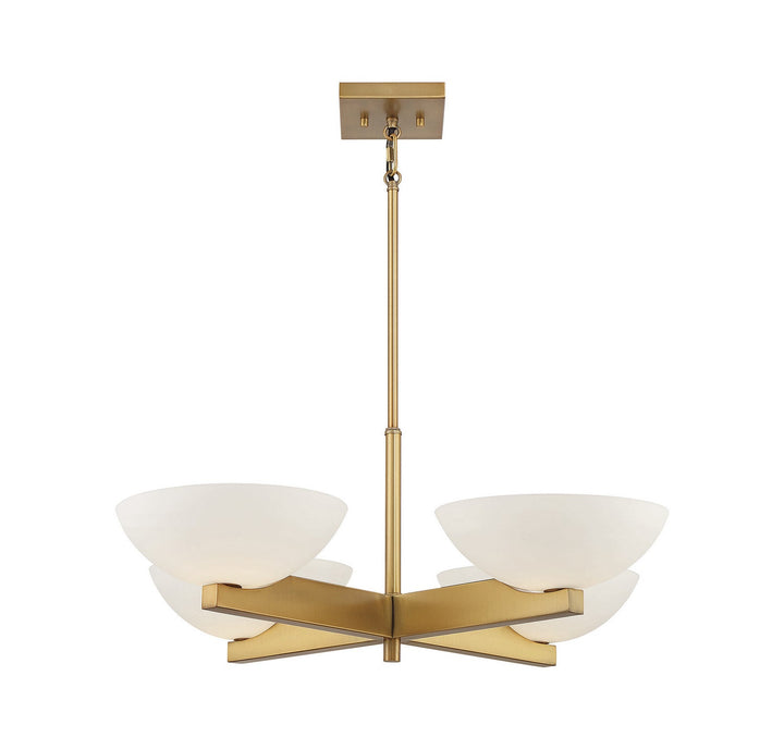 Savoy House Fallon 1-1613-4-322 Chandelier Light - Warm Brass