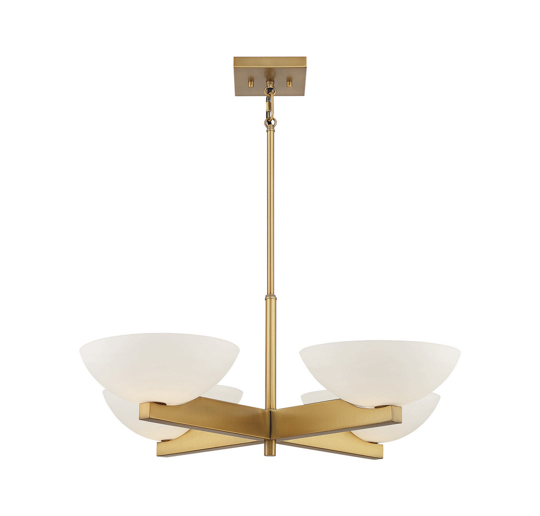 Savoy House Fallon 1-1613-4-322 Chandelier Light - Warm Brass