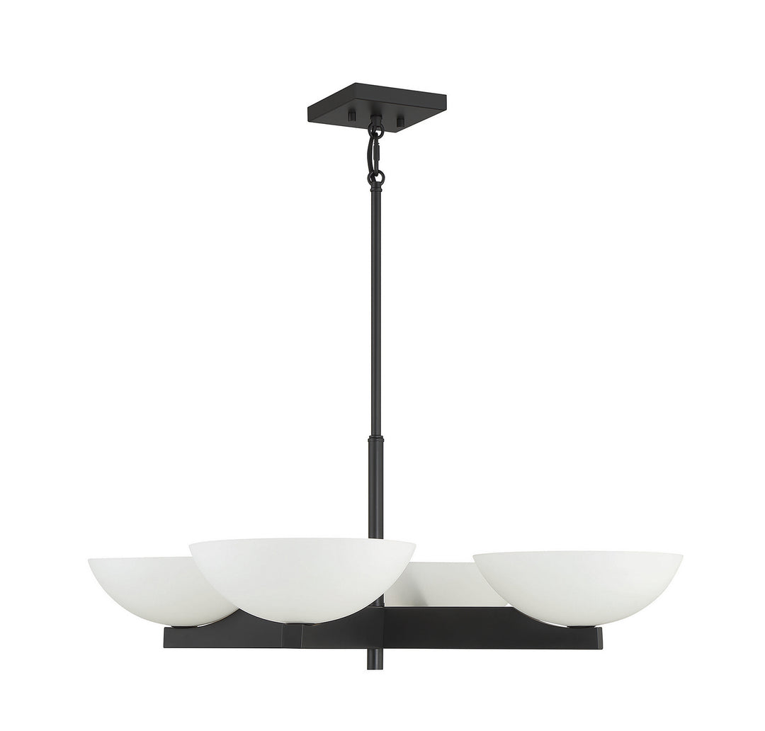 Savoy House Fallon 1-1613-4-89 Chandelier Light - Matte Black
