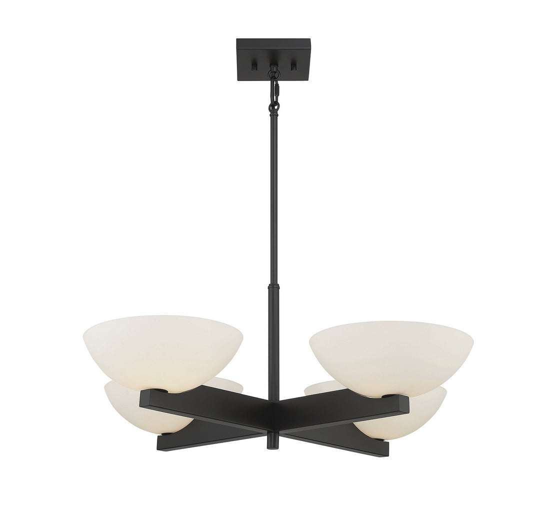 Savoy House Fallon 1-1613-4-89 Chandelier Light - Matte Black