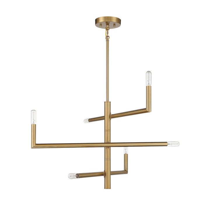 Savoy House Cristofer 1-1623-6-322 Chandelier Light - Warm Brass