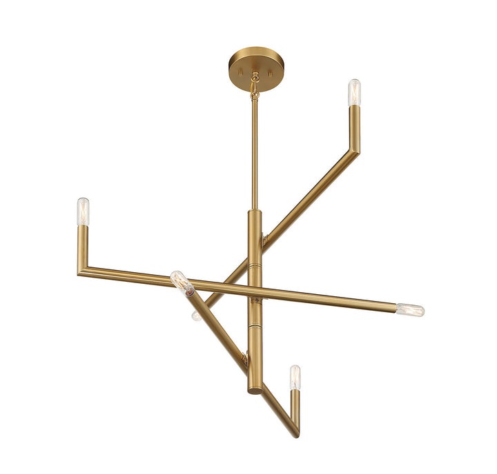 Savoy House Cristofer 1-1623-6-322 Chandelier Light - Warm Brass