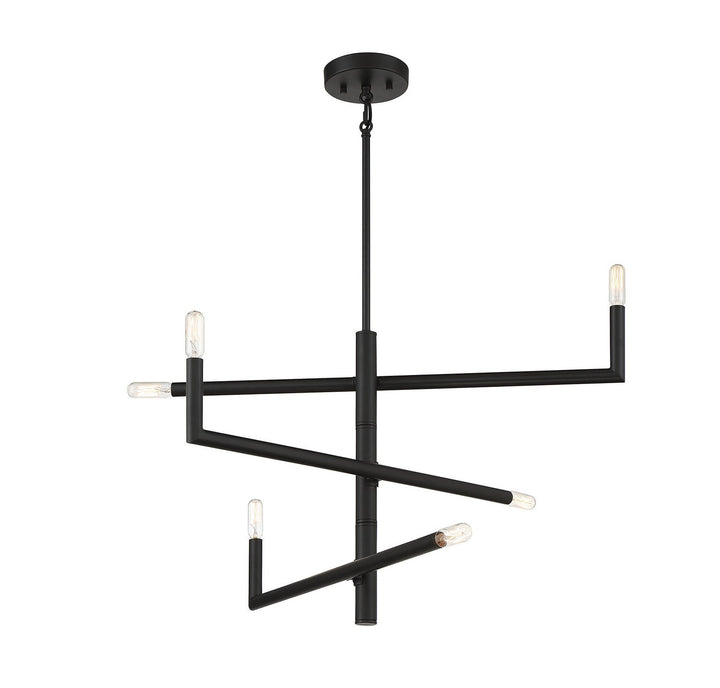 Savoy House Cristofer 1-1623-6-89 Chandelier Light - Matte Black