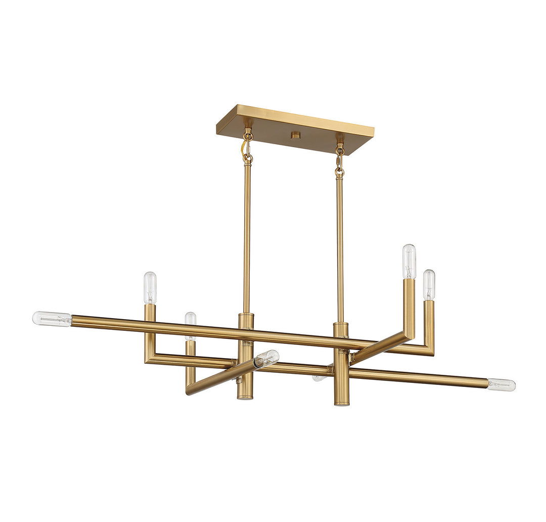 Savoy House Cristofer 1-1624-8-322 Pendant Light - Warm Brass