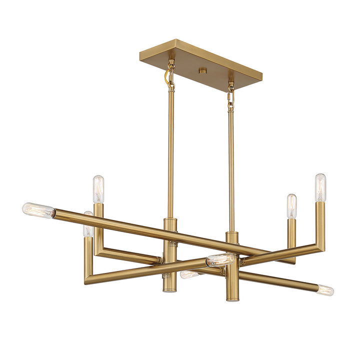 Savoy House Cristofer 1-1624-8-322 Pendant Light - Warm Brass