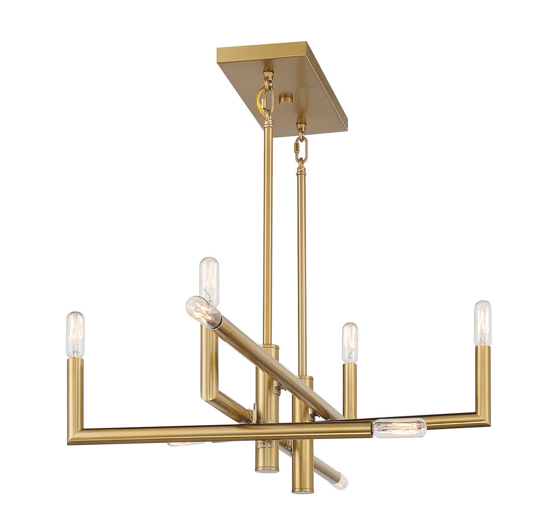 Savoy House Cristofer 1-1624-8-322 Pendant Light - Warm Brass