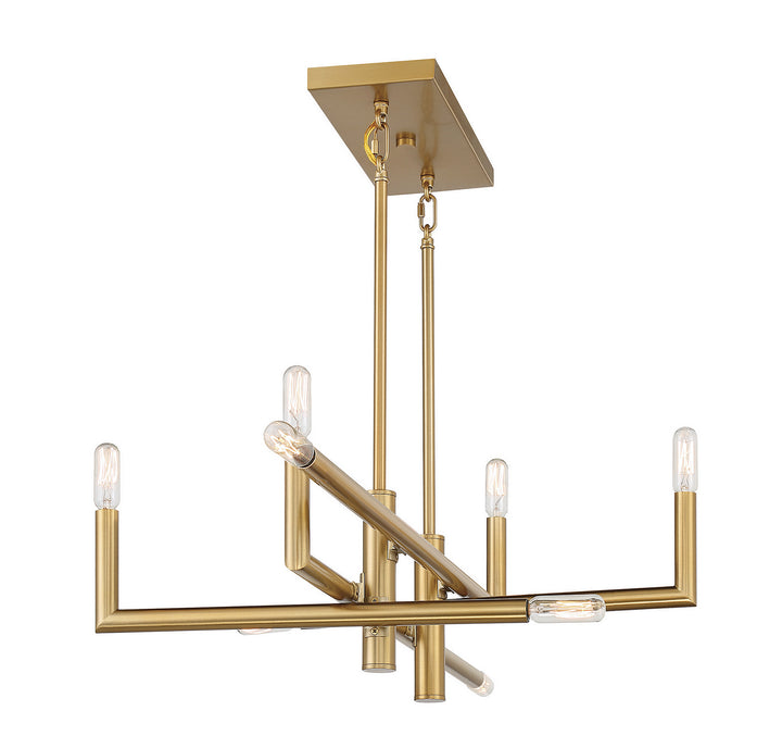 Savoy House Cristofer 1-1624-8-322 Pendant Light - Warm Brass