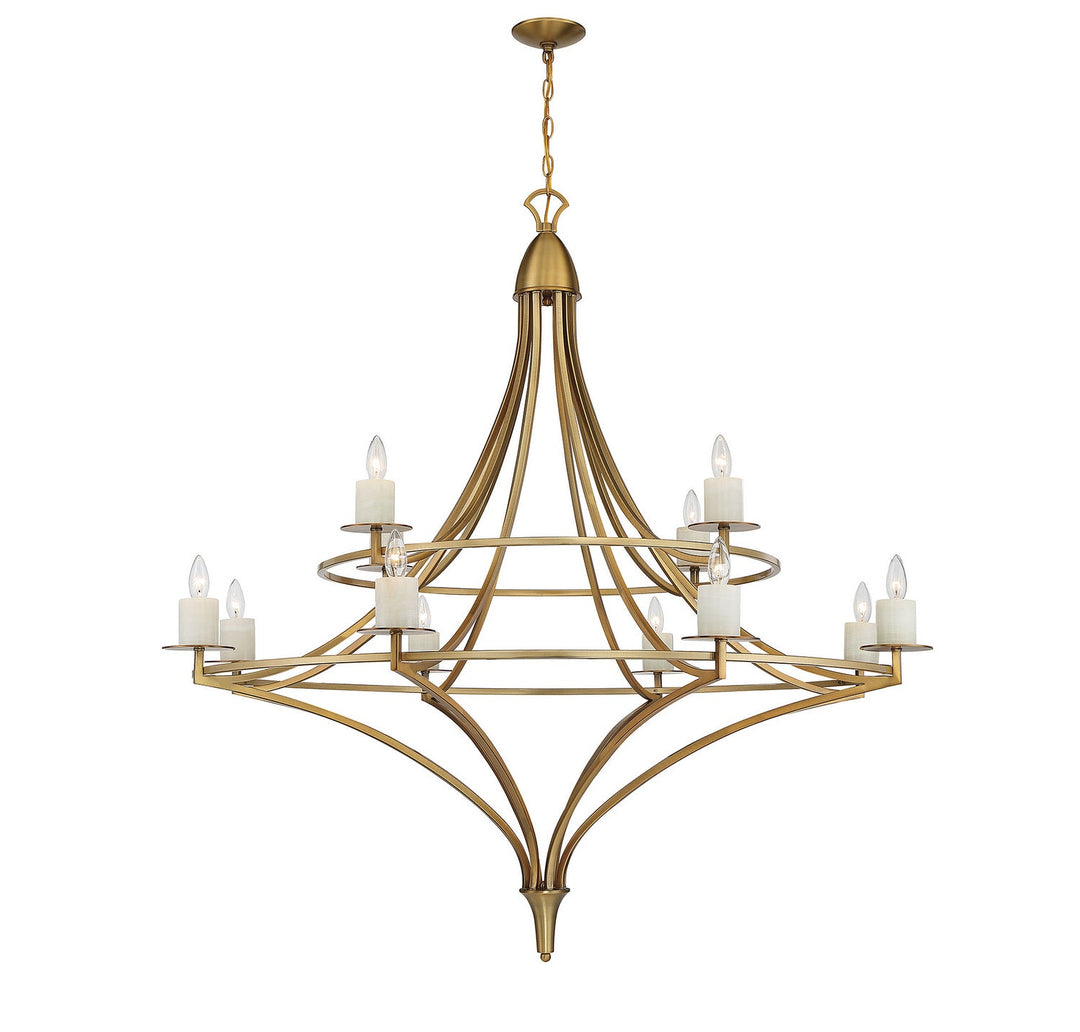 Savoy House Director 1-1672-12-322 Chandelier Light - Warm Brass