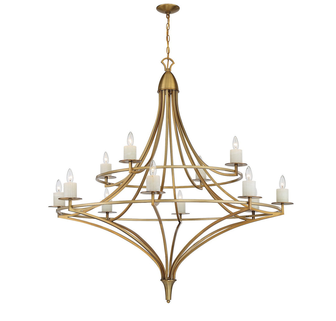 Savoy House Director 1-1672-12-322 Chandelier Light - Warm Brass