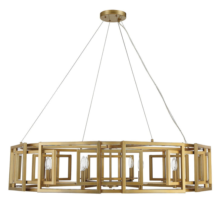 Savoy House Radcliffe 1-1675-8-171 Chandelier Light - Burnished Brass