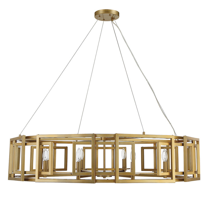 Savoy House Radcliffe 1-1675-8-171 Chandelier Light - Burnished Brass