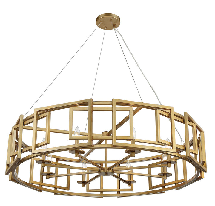 Savoy House Radcliffe 1-1675-8-171 Chandelier Light - Burnished Brass
