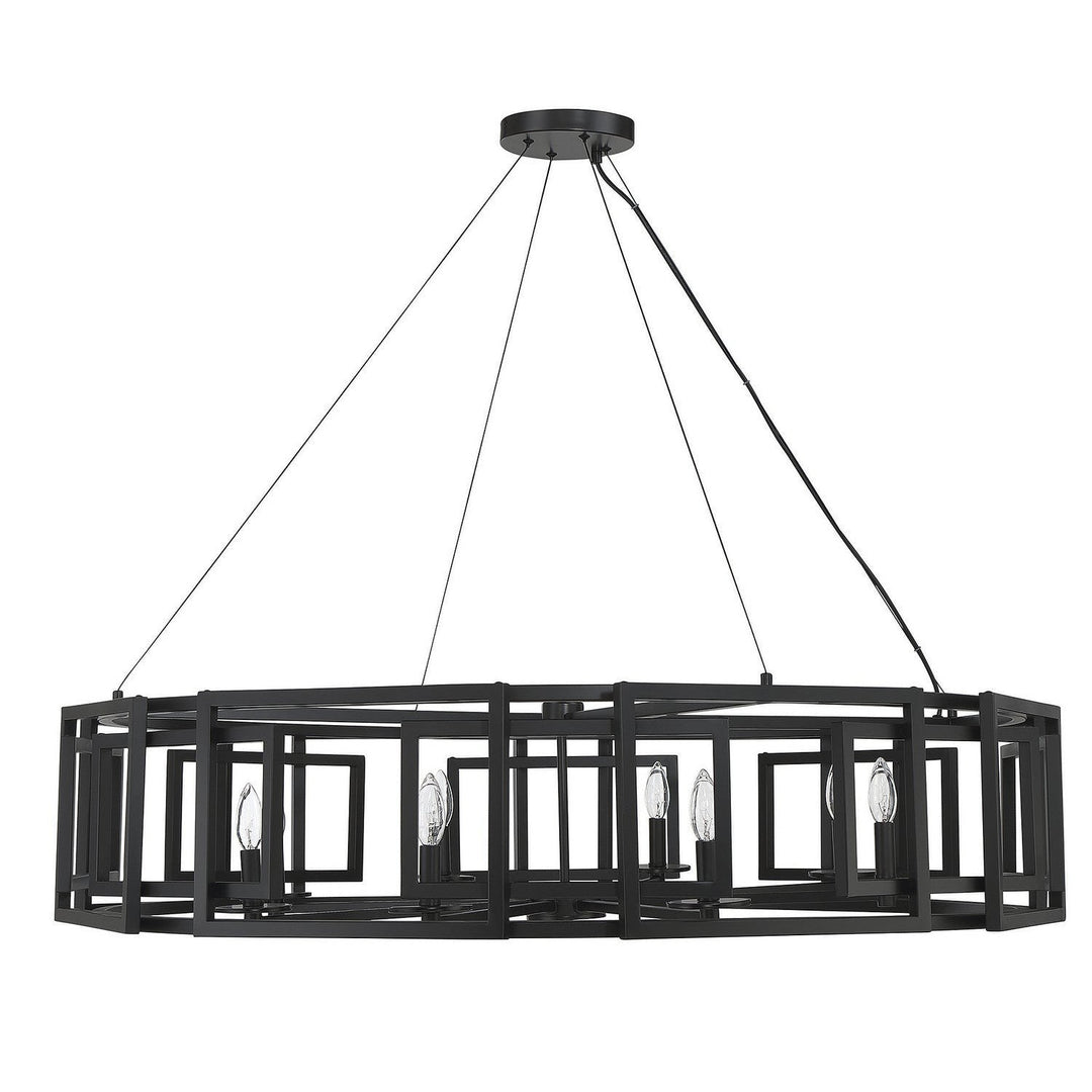 Savoy House Radcliffe 1-1675-8-89 Chandelier Light - Matte Black