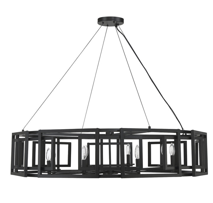 Savoy House Radcliffe 1-1675-8-89 Chandelier Light - Matte Black