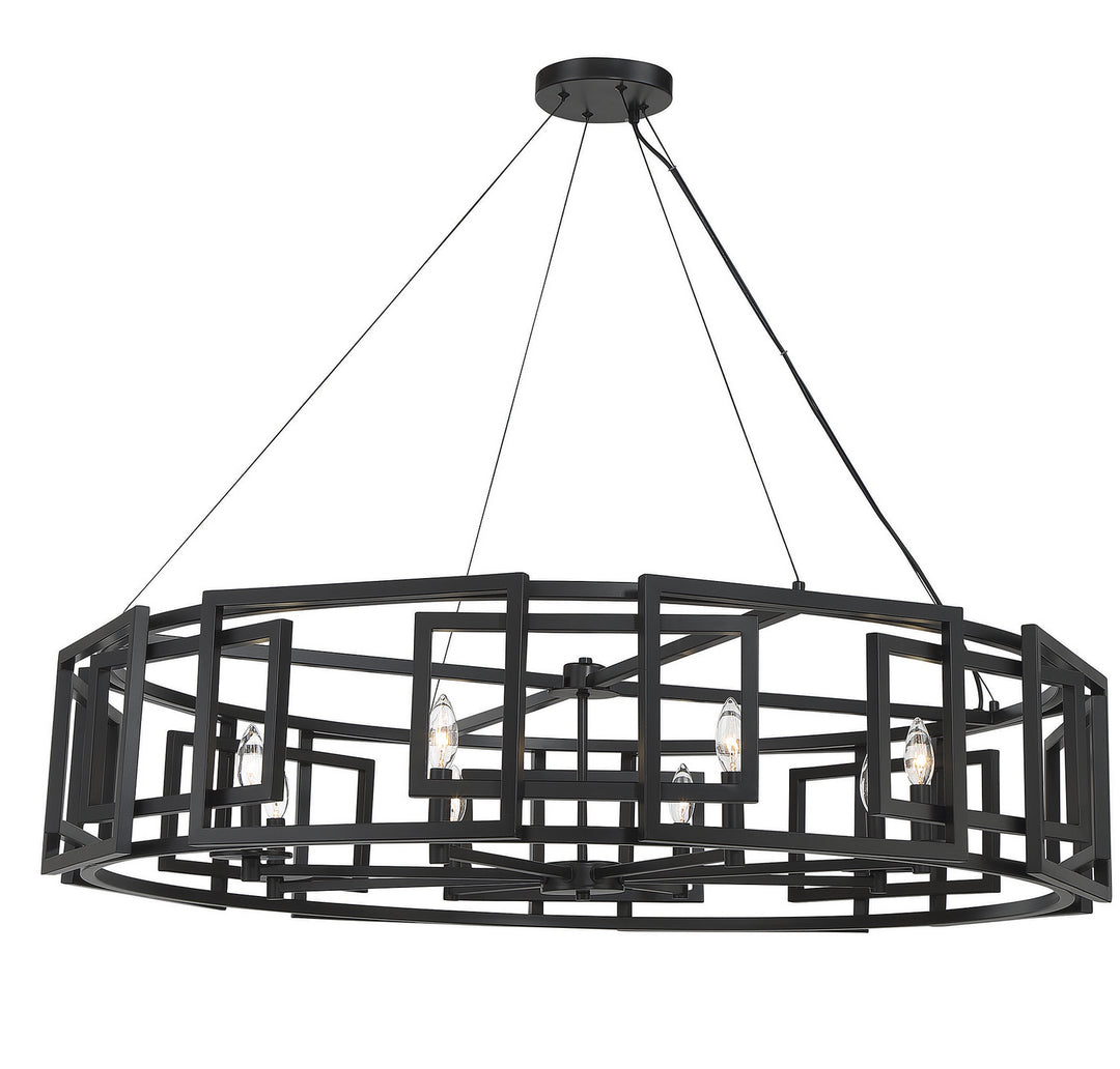 Savoy House Radcliffe 1-1675-8-89 Chandelier Light - Matte Black
