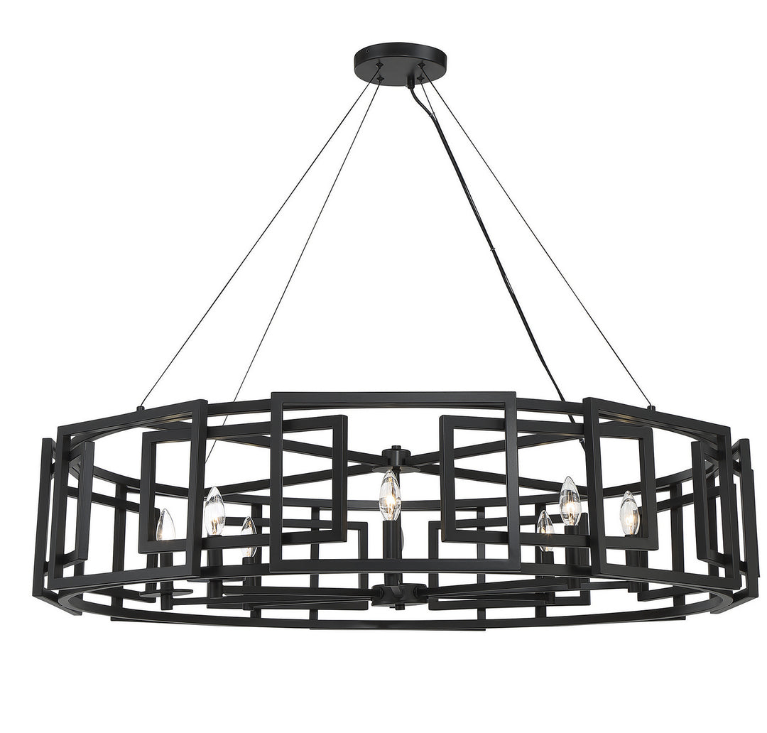 Savoy House Radcliffe 1-1675-8-89 Chandelier Light - Matte Black