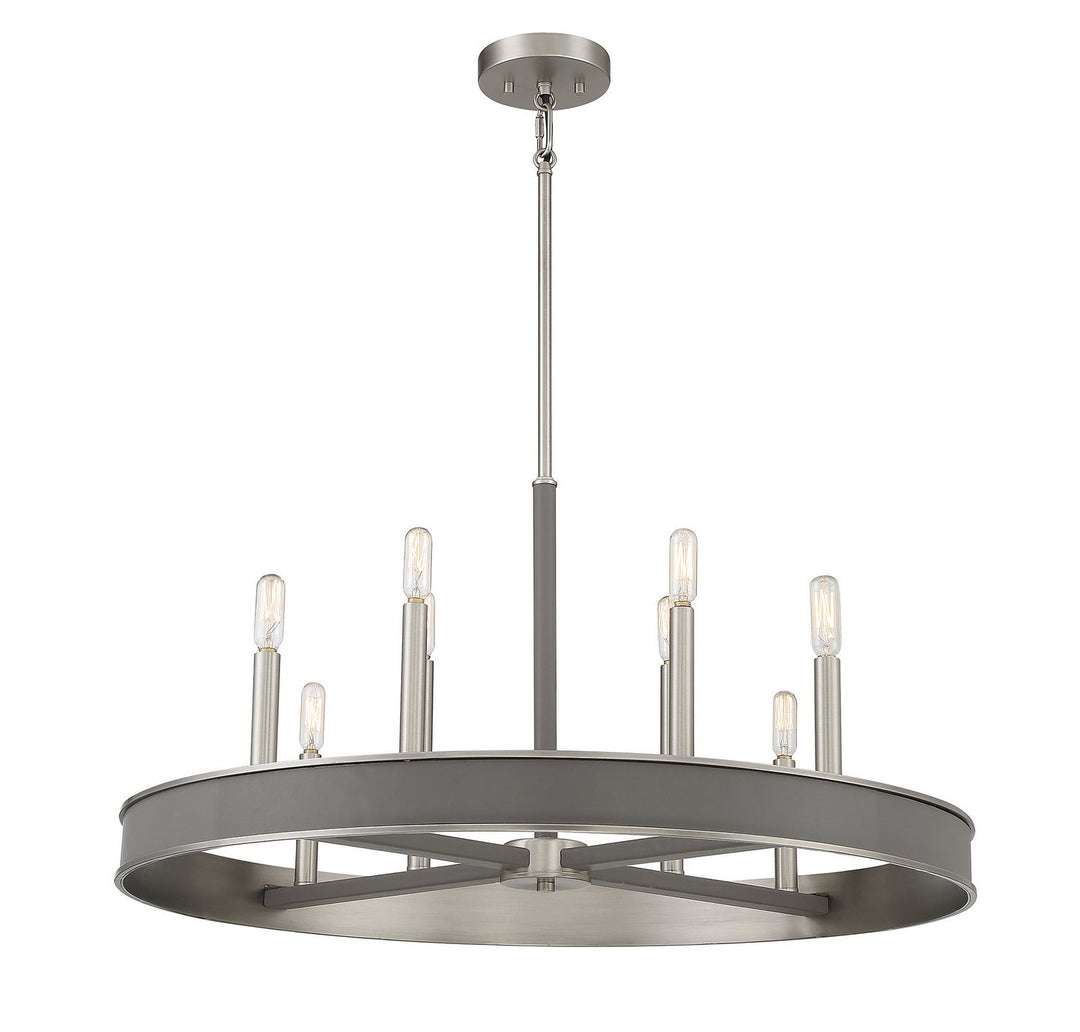 Savoy House Chaucer 1-1715-8-154 Chandelier Light - Antique Nickel