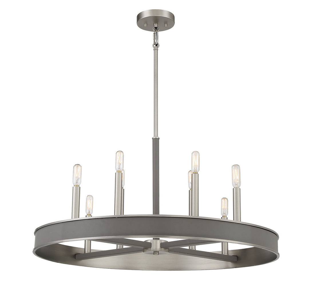 Savoy House Chaucer 1-1715-8-154 Chandelier Light - Antique Nickel