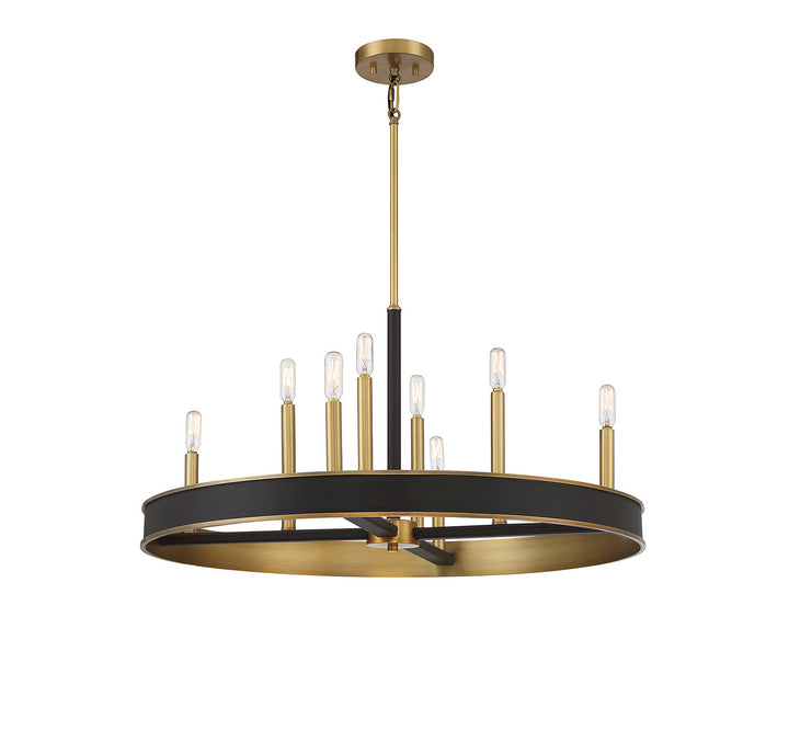 Savoy House Chaucer 1-1716-8-322 Chandelier Light - Warm Brass