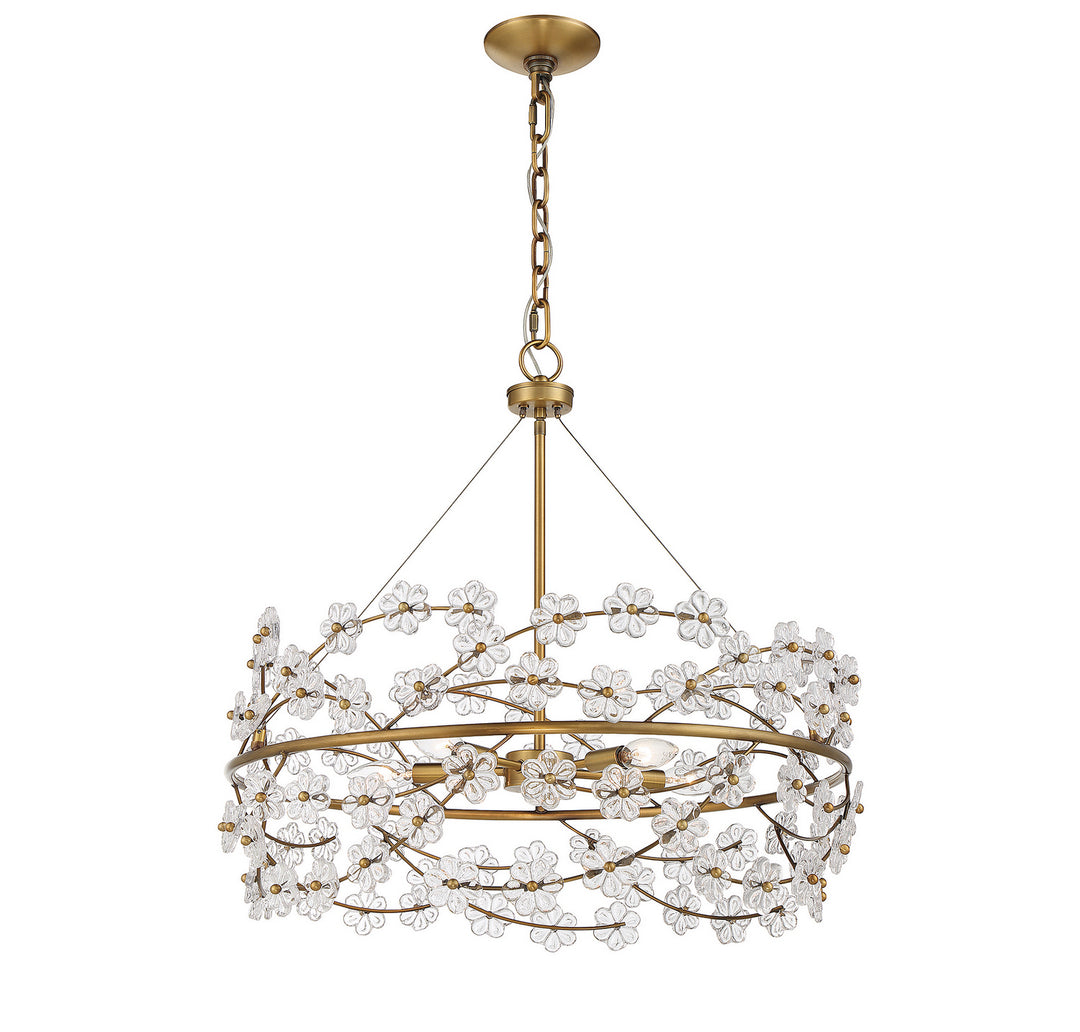 Savoy House Camille 1-1727-5-322 Chandelier Light - Warm Brass